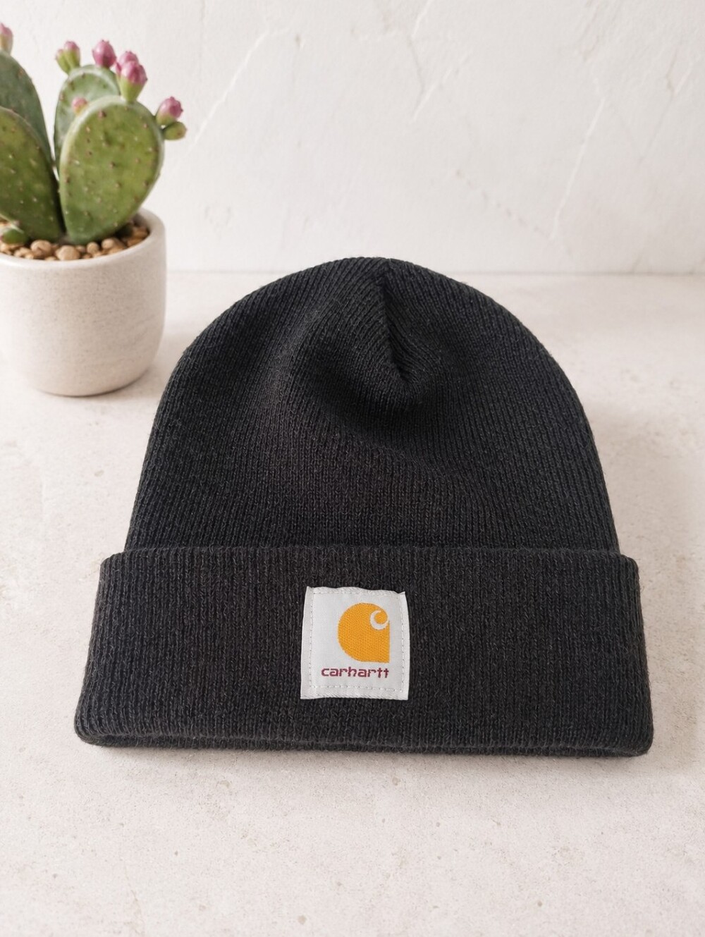 Carhartt Knit Beanie Hat – Black – One Size